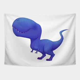 Blue T-Rex Tapestry