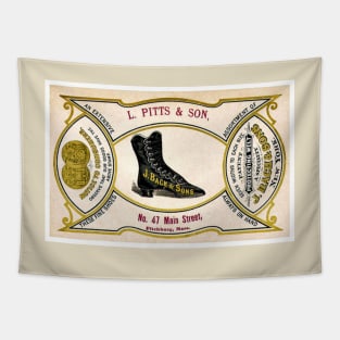 Vintage Shoe Sign Tapestry