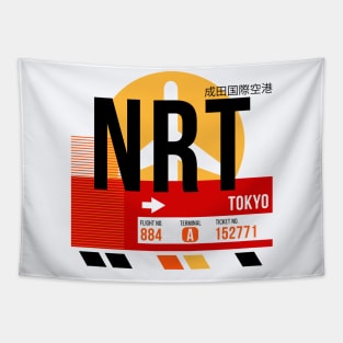 Tokyo (NRT) Airport // Sunset Baggage Tag Tapestry