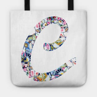 Gaudi Mosaic Letter C Tote