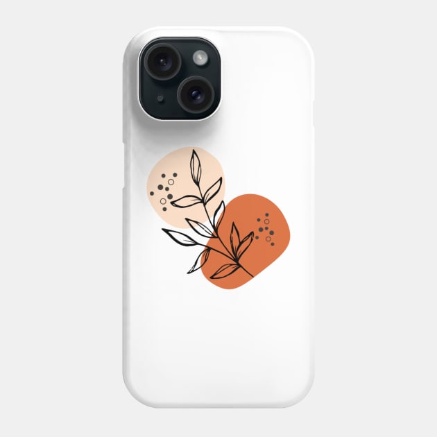 Boho leaves Phone Case by maryamazhar7654