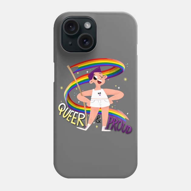 Queer & Proud - Asex heart Phone Case by Gummy Illustrations