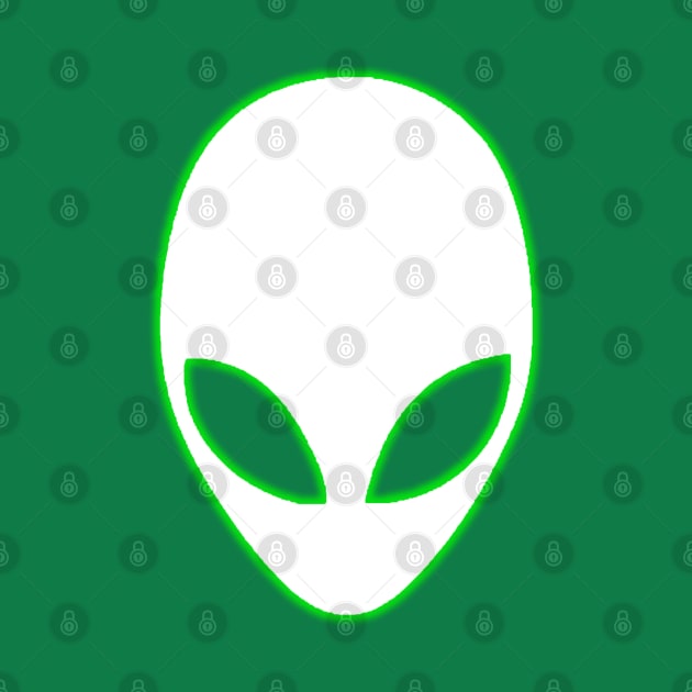 Alien Head by GreenGuyTeesStore