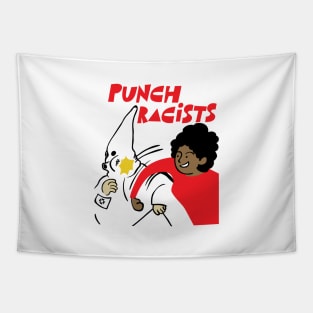 Punch racists Tapestry