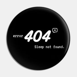 Error 404 Pin