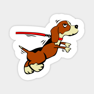 Beautiful Dog Illustration Magnet