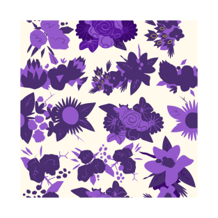 Flowers Pattern T-Shirt