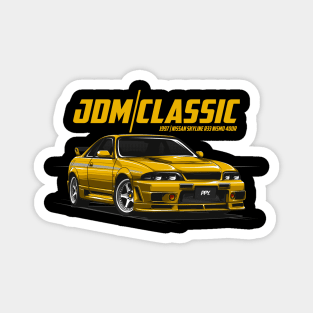 Nismo R33 GTR - PAPAYA STREETART Magnet