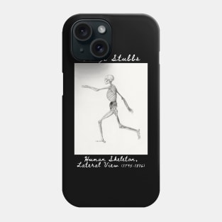 Human Skeleton, Lateral View, George Stubbs Phone Case