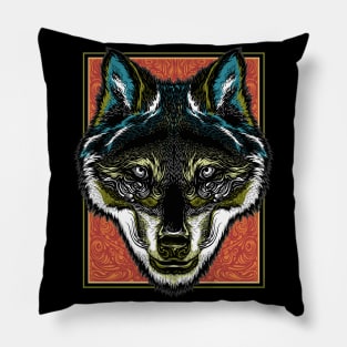 Wolf The Dreamer Pillow