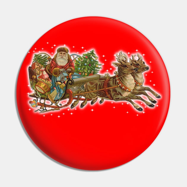 VINTAGE SANTA and REINDEER!:) Pin by SquishyTees Galore!