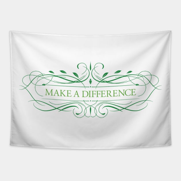 Make a Difference Tapestry by SWON Design