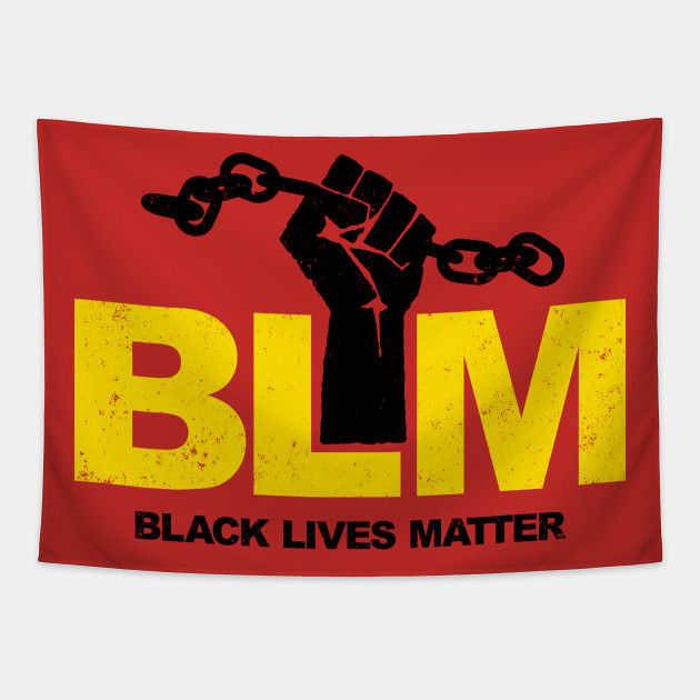 red blm shirt