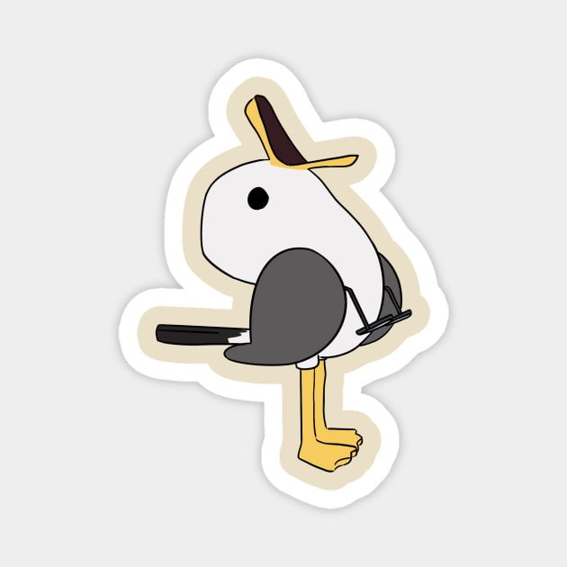 Seagull Magnet by naturalhabitatshorts