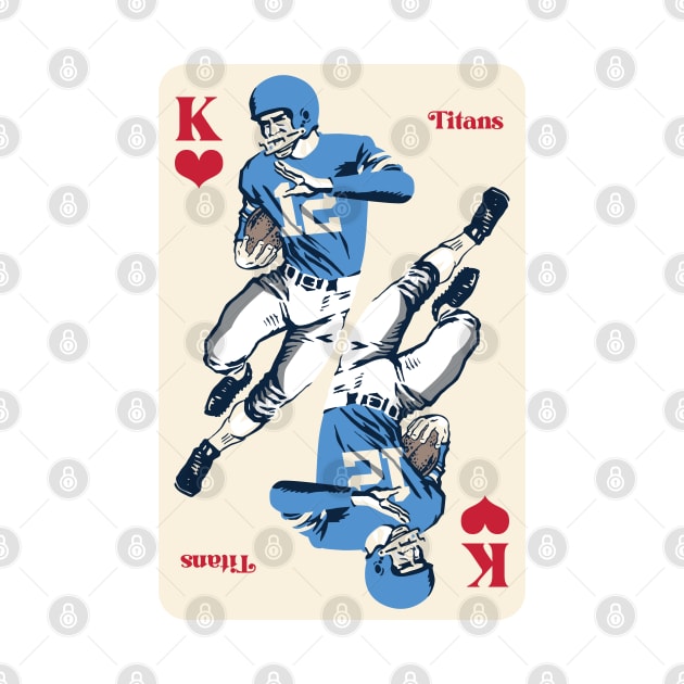 Tennessee Titans King of Hearts by Rad Love