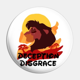 Deception Disgrace Scar Pin