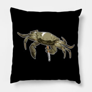 Smoking Crab Pillow