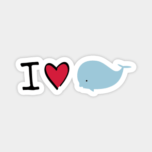 I love Whales Magnet