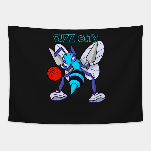 Buzz City Tapestry by ThePunkPanther