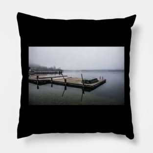 Worthersee Lake South Shore in Austria Pillow