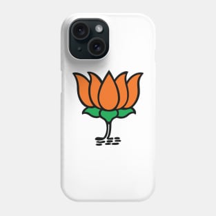 BJP Lotus Design Narendra Modi India BJP Supporter Phone Case