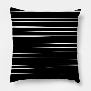 Modern black and white design Pillow