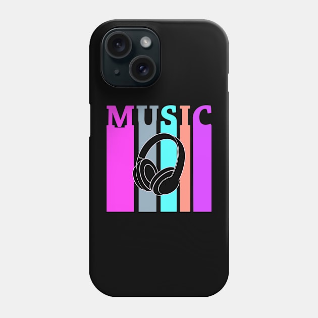 Music Typography Phone Case by tanyazevallos