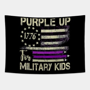 Purple Up For Military Military Child Month Tapestry