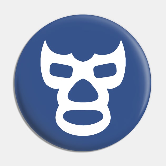 Blue Demon Mascara Pin by Javier Casillas