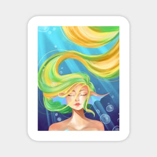 Dreaming mermaid Magnet