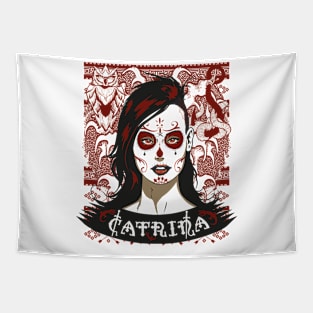 Catrina Gothic design Tapestry