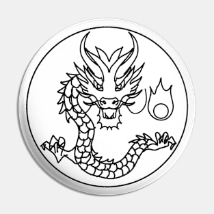 Chinese dragon Pin