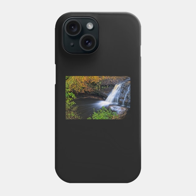 Hamsterley Forest Waterfall Phone Case by MartynUK