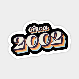 2002 Birthday Magnet