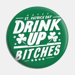 Happy St Patricks Day Pin