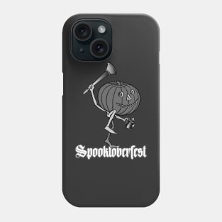 Spooktoberfest B&W Version Phone Case