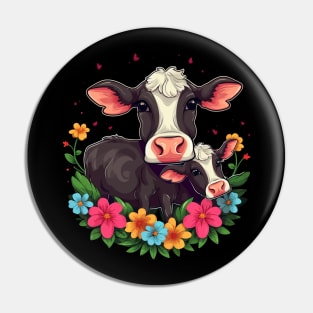 Cow Mothers Day Pin