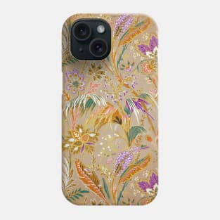 Vibrant Vintage Floral Pattern Phone Case
