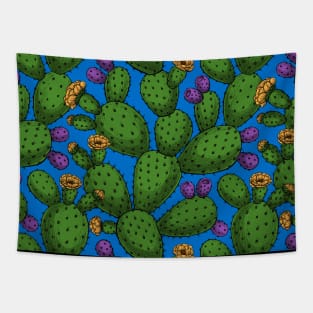 Flowering opuntia 2 Tapestry