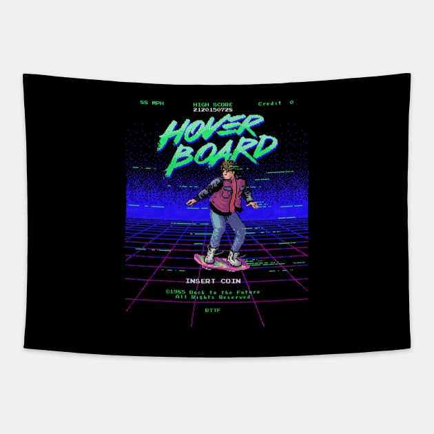 hoverboard - the game Tapestry by mathiole