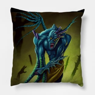 Zombie walk - fantasy art design Pillow