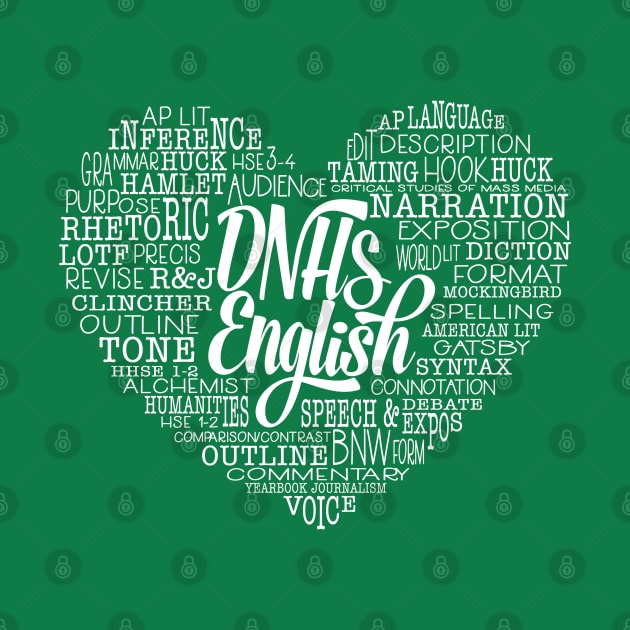 DNHS English Love #2 White Text by beyerbydesign