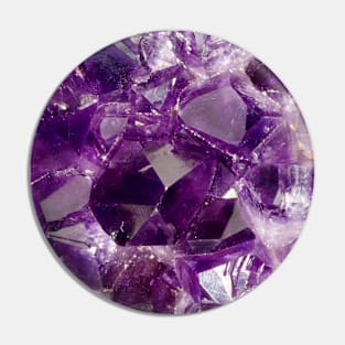 Amethyst pattern Pin