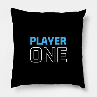 Player One - Player Blue Pillow