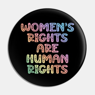 Women's rights. Retro Pin