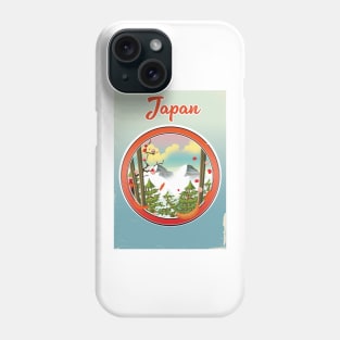 Japan vintage travel logo Phone Case