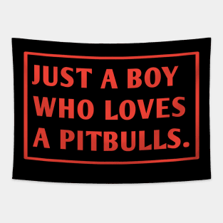 Pitbull Lover Tapestry