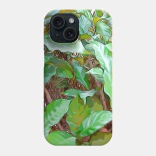 Green Leaves Phone Case