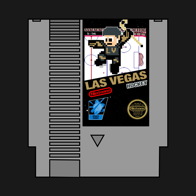 Las Vegas Hockey 8 bit cartridge design by MulletHappens