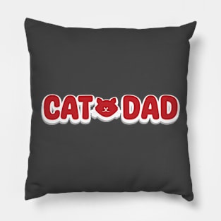 Cat Dad Pillow